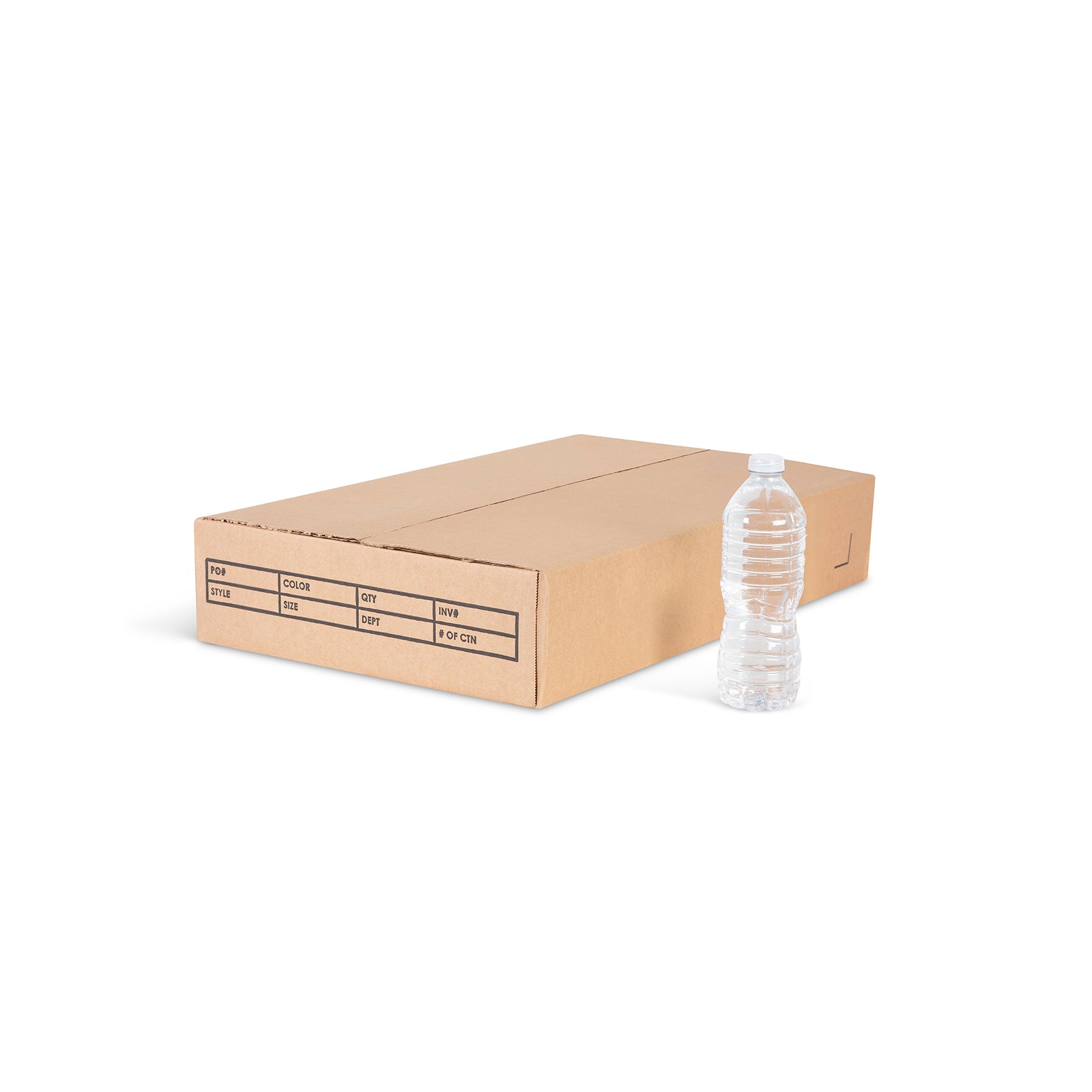 cardboard box on white background - shipping supplies - shipping box sold online - city business shipping