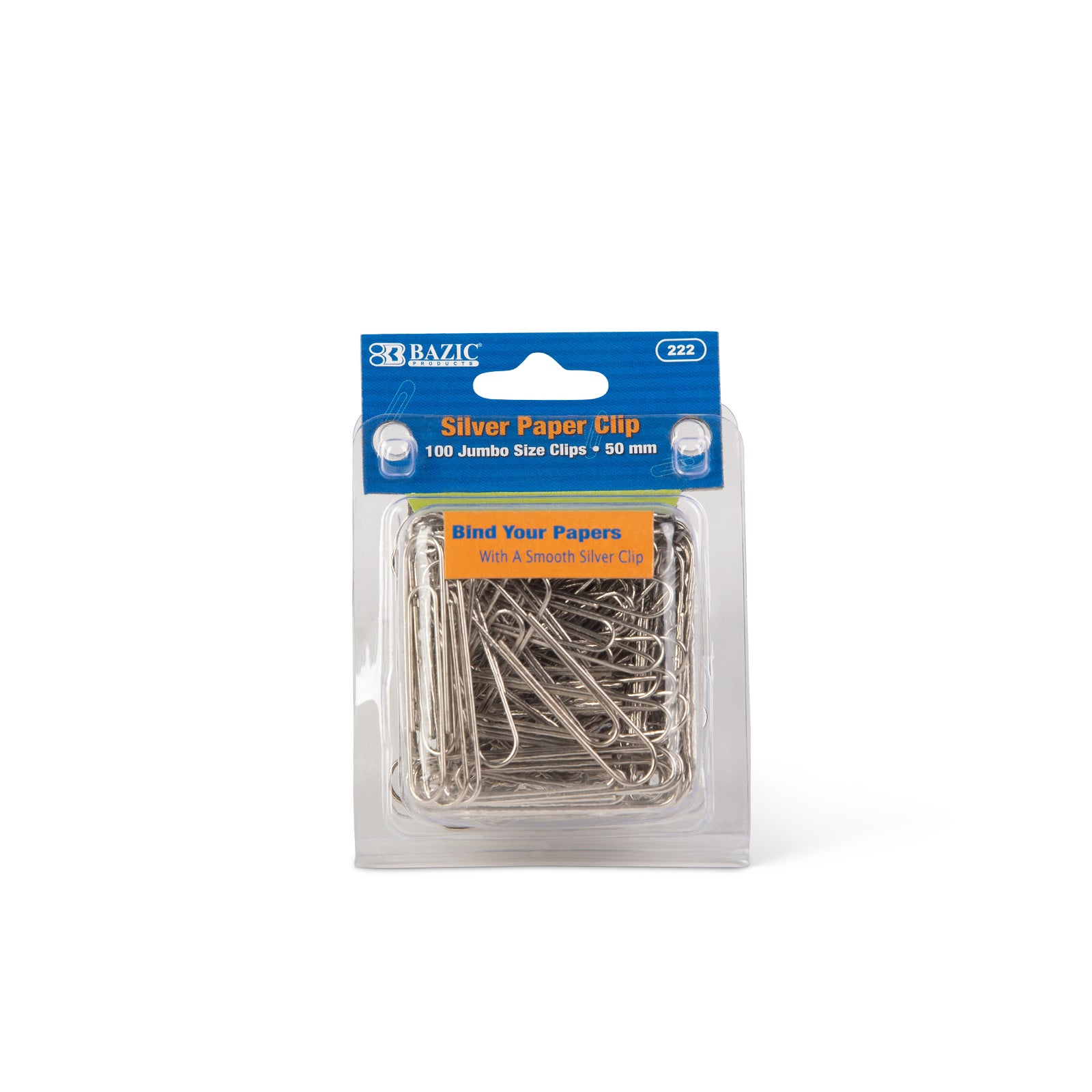 box of 100 paper clips - silver paper clips - office supplies - city business shipping