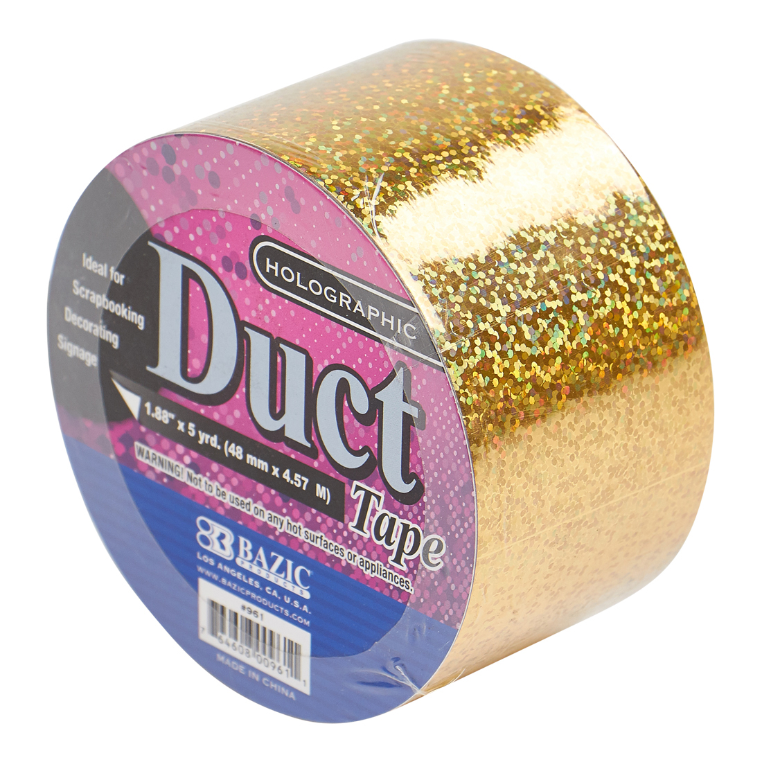 Duct Tape - Holographic Gold - CITY BUSINESS SHIPPING